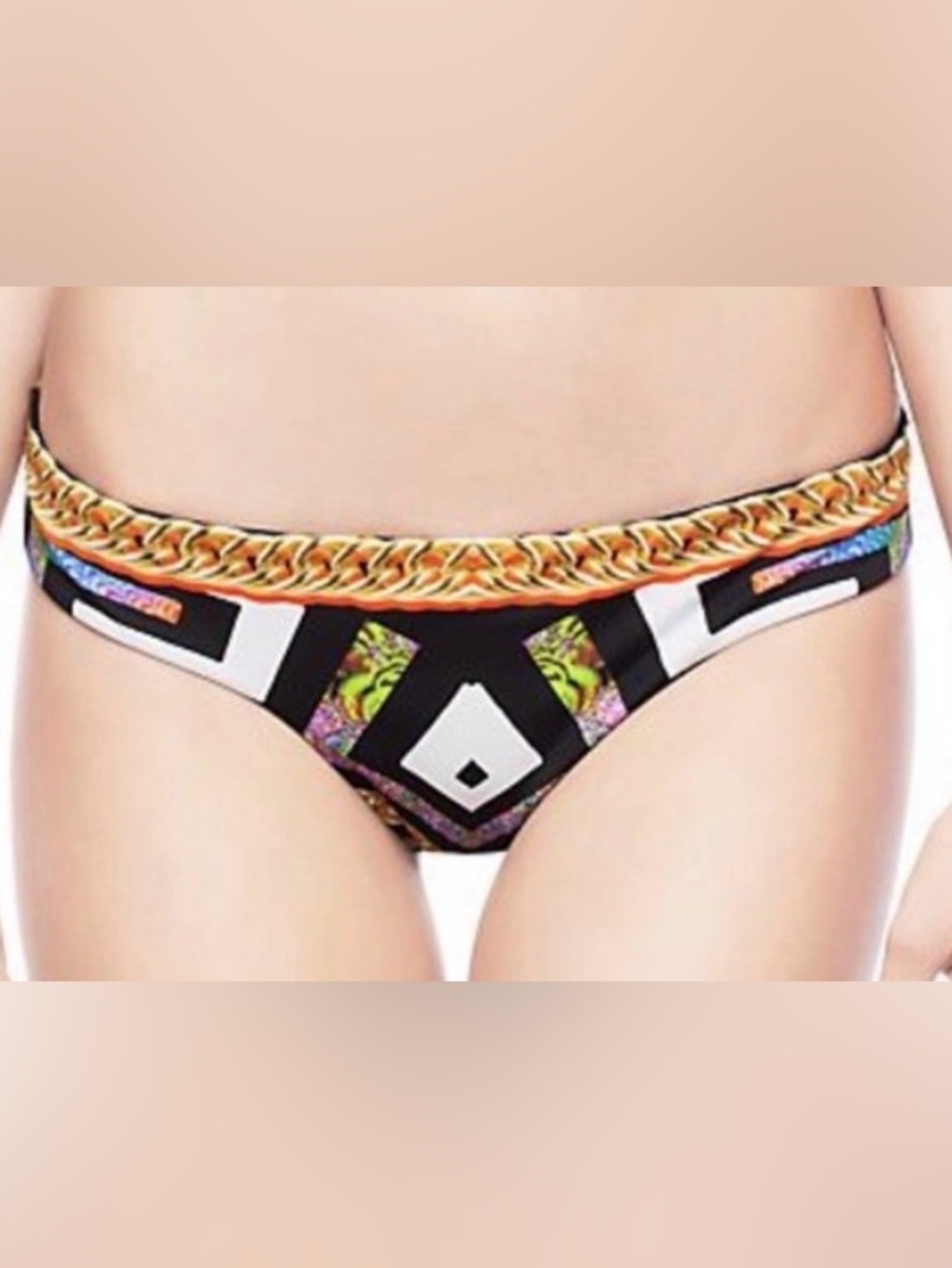 Authentic Versace Geometric Bikini Bottom